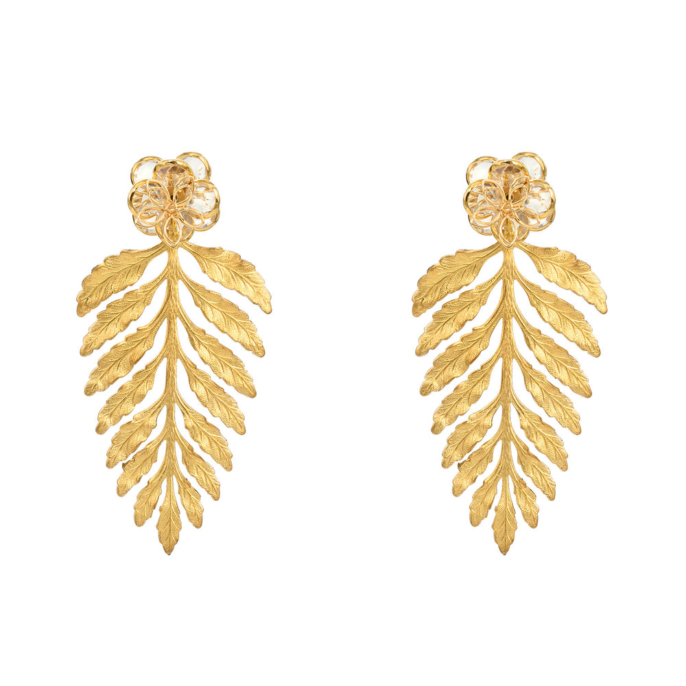 Titan Arum Leaf Earrings