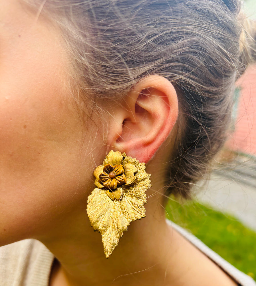 Rubber Tree Earrings