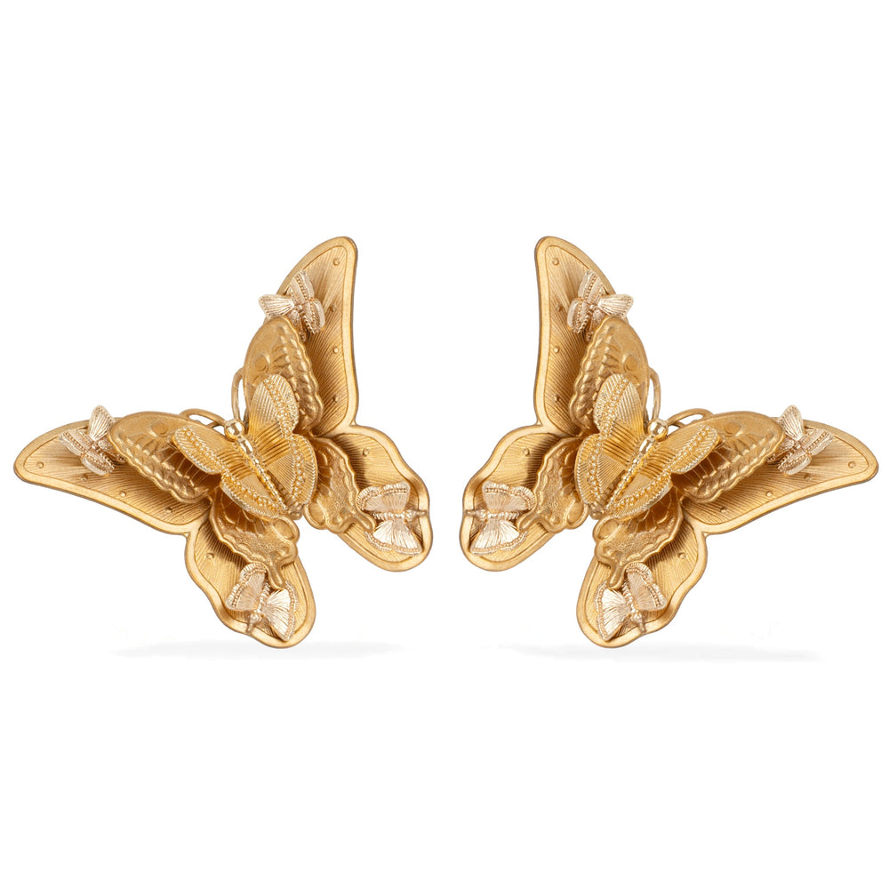 Golden butterfly Earring