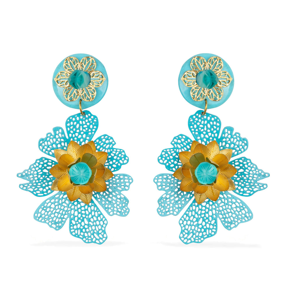 Blue Reef Earrings