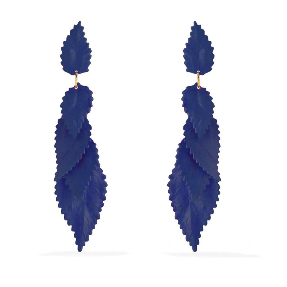Pat’s Branch Earrings Dark Blue