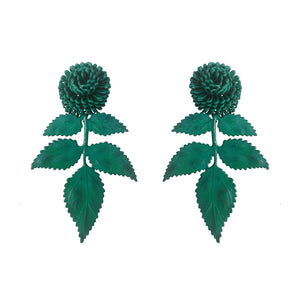 
            
                Load image into Gallery viewer, Green Leaf Earrings
            
        