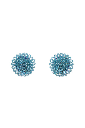 
            
                Load image into Gallery viewer, Light Blue Single Clip Pompom Earrings
            
        