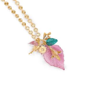 
            
                Load image into Gallery viewer, Schlumbergera Necklace
            
        