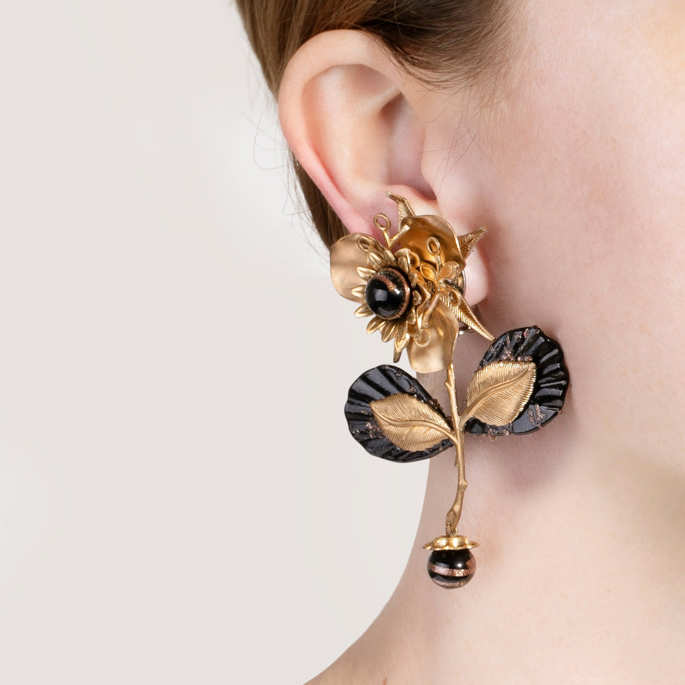 Tradescantia Earrings